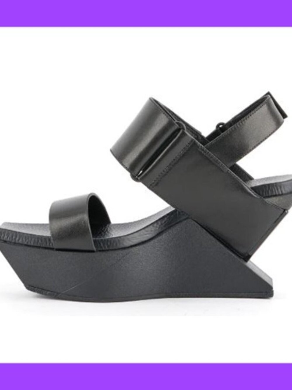 United Nude Delta Wedge Sandal in Black - Size 40 (NWT) - Picture 4 of 7